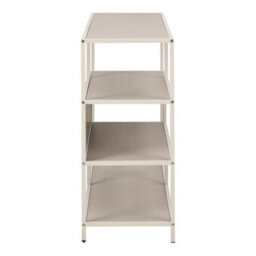 Furniture To Go Seaford Wide Grey Steel Bookcase With 4 Grey Melamine Shelves - thumbnail 3
