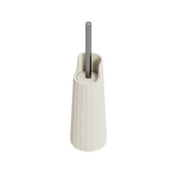 Cosmic Toilet Brush, White, Award-Winning Design, Recycled Materials, Award-Winning Design, Avenir Collection