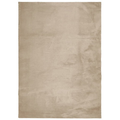 Berkfield Modern Rug Huarte Short Pile Soft And Washable Sand 240X340 Cm