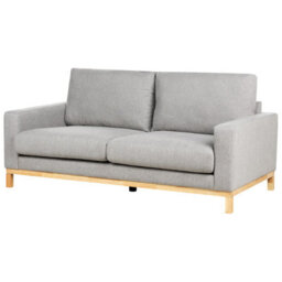 Beliani Living Room Set 5 Seater Siggard Fabric Grey - thumbnail 8