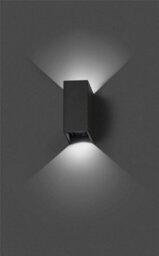 Luminosa Lighting Luminosa Blind Led Outdoor Up Down Wall Light Dark Grey Ip54 - thumbnail 2