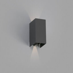 Luminosa Lighting Luminosa Blind Led Outdoor Up Down Wall Light Dark Grey Ip54 - thumbnail 1