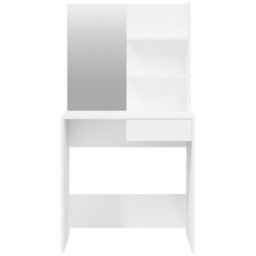 Walplus Dressing Table Set White 74.5X40X141 Cm - thumbnail 6