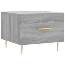 Berkfield Coffee Table Grey Sonoma 50X50X40 Cm Engineered Wood - thumbnail 2