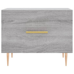 Berkfield Coffee Table Grey Sonoma 50X50X40 Cm Engineered Wood - thumbnail 5
