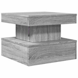 Berkfield Coffee Table With Led Lights Grey Sonoma 50X50X40 Cm - thumbnail 9