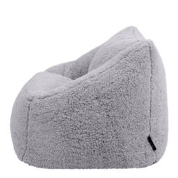 icon Kids Teddy Bear Armchair Bean Bag Grey Childrens Bean Bags Set Of 2 - thumbnail 5