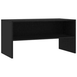 Berkfield Classic Tv Cabinet Black 80X40X40 Cm Engineered Wood - thumbnail 1