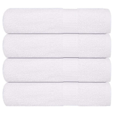 Berkfield Bath Towels 4 Pcs White 100X150 Cm 360 Gsm 100% Cotton - image 1
