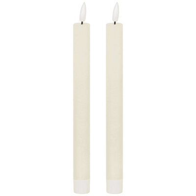 Hill Interiors Luxe Collection Natural Glow Electric Candle (Pack Of 2) Ivory (One Size) - image 1