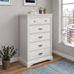 Dorel Bristol 5 Drawer Dresser White - thumbnail 4