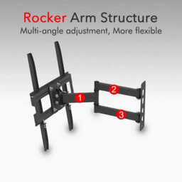Full Motion Tv Wall Mount Bracket Fits Most 32 - 65 Tv S Tilt Swivel Arm Extend - thumbnail 5