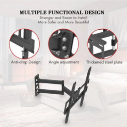 Full Motion Tv Wall Mount Bracket Fits Most 32 - 65 Tv S Tilt Swivel Arm Extend - thumbnail 3