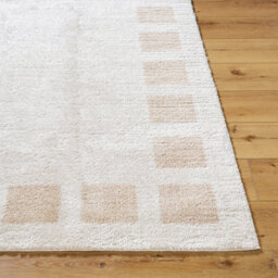 Livabliss Fossay Shaggy-Washable Beige Modern Hig Pile Living Bedroom Rug 140 X 200 Cm Easy Care, Non Shedding - thumbnail 5