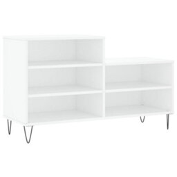 Berkfield Shoe Cabinet White 102X36X60 Cm Engineered Wood - thumbnail 2