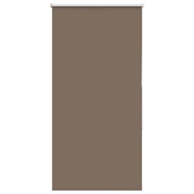 Berkfield Durable Roller Blind Blackout Coffee 85X130 Cm Fabric Width 80.7 Cm Polyester