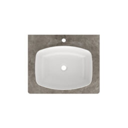 Plum&clay Canaria Blue Wall Hung Bathroom Vanity Unit With Stone Countertop & Integrated Ceramic Basin (W)985mm (H)850mm - thumbnail 2