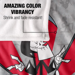 The Grim Adventures Of Billy & Mandy Times Up Silky Supersoft Blanket Multicoloured (152Cm X 127Cm) - thumbnail 4