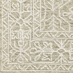 Livabliss Sicily Hand Tufted Green Ivory Wool Traditional Boho Living Room Rug 183 X 274 Cm Handmade - thumbnail 7