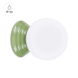 Luminosa Lighting Luminosa Zori Bathroom Wall Lamp Olive Green 1X G9Ip44