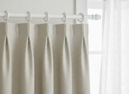 Homeelabador 48 X Premium 35mm White Colour Solid Wood Curtain Pole Rings With Eyelets For Curtain Poles - thumbnail 4