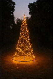 Xmas Haus All Surface 1.8M 480 Gold Led Tree - 10% Twinkle - thumbnail 4
