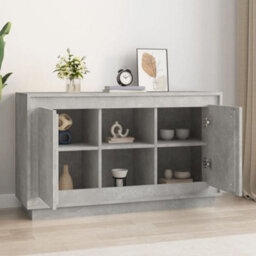 Vidaxl Sideboard Concrete Grey 102X35X60 Cm Engineered Wood - thumbnail 3