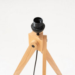 Luminosa Lighting Luminosa Natt Tripod Floor Lamp Navy Blue, Natural Wood 1X E27 - thumbnail 9