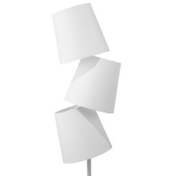 Beliani Floor Lamp Off-White Fabric And Powder-Coated Metal 164 Cm 3-Light Adjustable - thumbnail 5