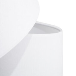 Beliani Floor Lamp Off-White Fabric And Powder-Coated Metal 164 Cm 3-Light Adjustable - thumbnail 4