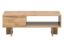Arte Zele 120 X 60 Coffee Table With Shelf Oak Wotan - thumbnail 2