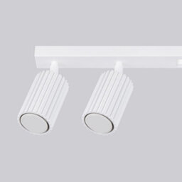 Sollux Lighting Karbon Aluminum White 6 Lights Minimalist Ceiling Light - thumbnail 7