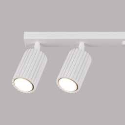 Sollux Lighting Karbon Aluminum White 6 Lights Minimalist Ceiling Light - thumbnail 6