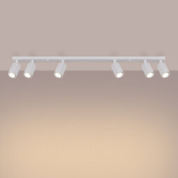 Sollux Lighting Karbon Aluminum White 6 Lights Minimalist Ceiling Light - thumbnail 3