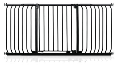 Safetots Elite Pressure Safety Gate, 170Cm - 179Cm, Matt Black, Pressure Fit Stair Gate - image 1
