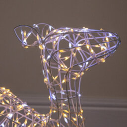 Samuel Alexander 41Cm Light Up Christmas Baby Reindeer With White & Warm White Twinkling Leds - thumbnail 5