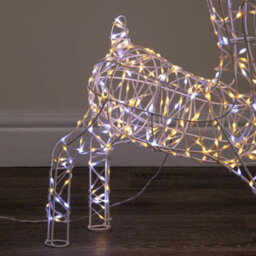 Samuel Alexander 41Cm Light Up Christmas Baby Reindeer With White & Warm White Twinkling Leds - thumbnail 8