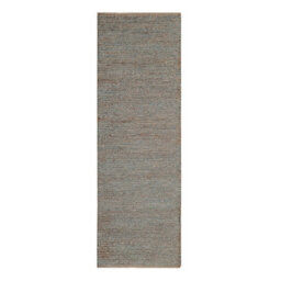Jute Silver Plain Handmade Modern Rug For Bedroom & Living Room-66 X 200Cm (Runner) - thumbnail 6