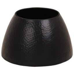 Vidaxl Coffee Table Hammered Aluminium 50X30 Cm Black Coffee Tables - thumbnail 3