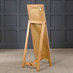The Furniture Market Cheshire Oak Bedroom Cheval Mirror Natural Oak Finish  H 1475 X W 480 X D 490mm