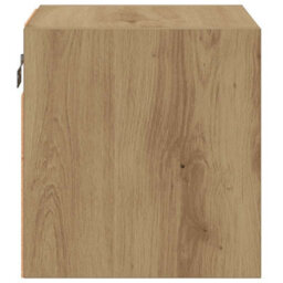 Berkfield Durable Tv Wall Cabinet With Led Lights Artisan Oak 30X28.5X30 Cm - thumbnail 9