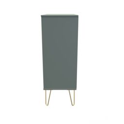 Moderna Ready Assembled Matt Green No Effect 5 Drawer Wide Chest (H)1075mm (W)765mm (D)415mm - thumbnail 6