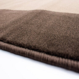 Loomed Brown Bordered Geometric Living Room Rug 280X365Cm - thumbnail 2