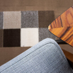 Loomed Brown Bordered Geometric Living Room Rug 280X365Cm - thumbnail 4