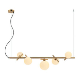 Luminosa Lighting Luminosa Reverso Modern 5 Light Bar Pendant Ceiling Light, G9 - thumbnail 2