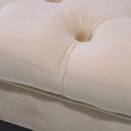 Tufting Upholstered Chesterfield Footstool Coffee Table Ottoman Stool Bench Seat - thumbnail 3