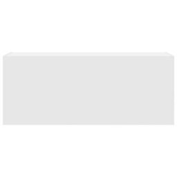 Walplus Bathroom Wall Cabinet White 100X25X40 Cm Engineered Wood - thumbnail 6