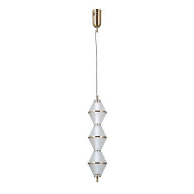 Luminosa Lighting Luminosa Fuente Slim Pendant Ceiling Light Gold 3000K Warm White 3Xled - image 1