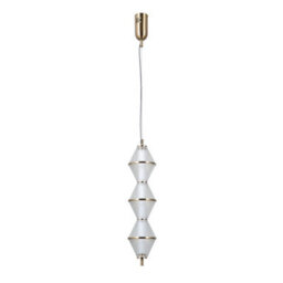 Luminosa Lighting Luminosa Fuente Slim Pendant Ceiling Light Gold 3000K Warm White 3Xled - thumbnail 1