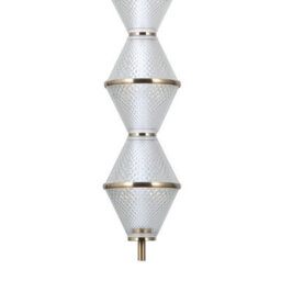 Luminosa Lighting Luminosa Fuente Slim Pendant Ceiling Light Gold 3000K Warm White 3Xled - thumbnail 3